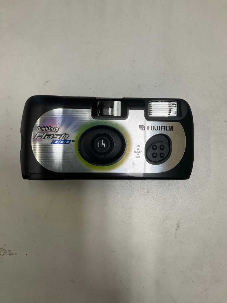 Disposable Camera, Fujifilm, Black, Plastic