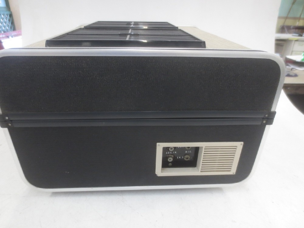 Reel-To-Reel Tape Recorder, Sony TC200, Tan And Black, Portable, Tan, Plastic