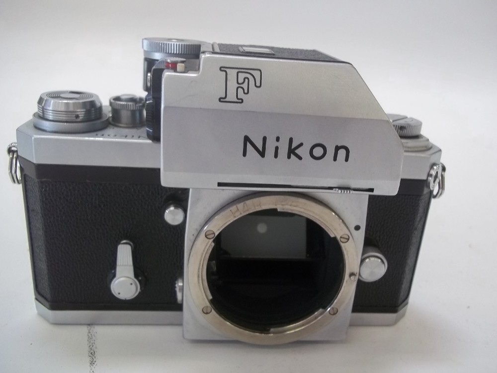 Camera Lens, Nikon F Photomic T/TN 6906393, Circa 1965-1968, Black, Nikon, 1960+, Plastic, Japan, 6"w, 3"d, 4"h