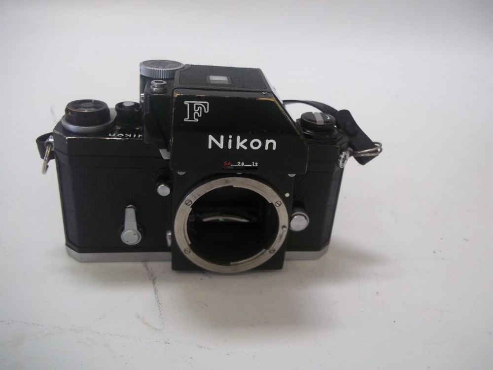 Nikon F Photomic FTN #7040522, Circa 1968-1974, Black, Nikon, 1960+, Plastic, Japan, 6"w, 3"d, 5"h