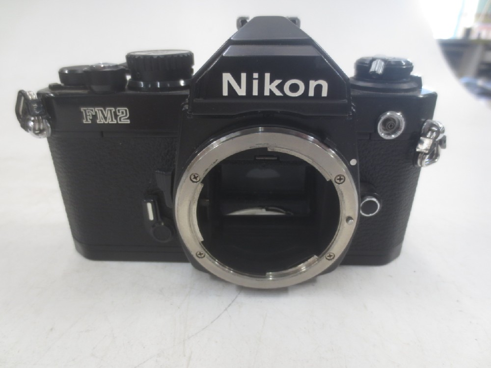 Camera Body, Nikon FM2, Serial Number 7524899. First Manufactured 1982., Black, 1982, Metal