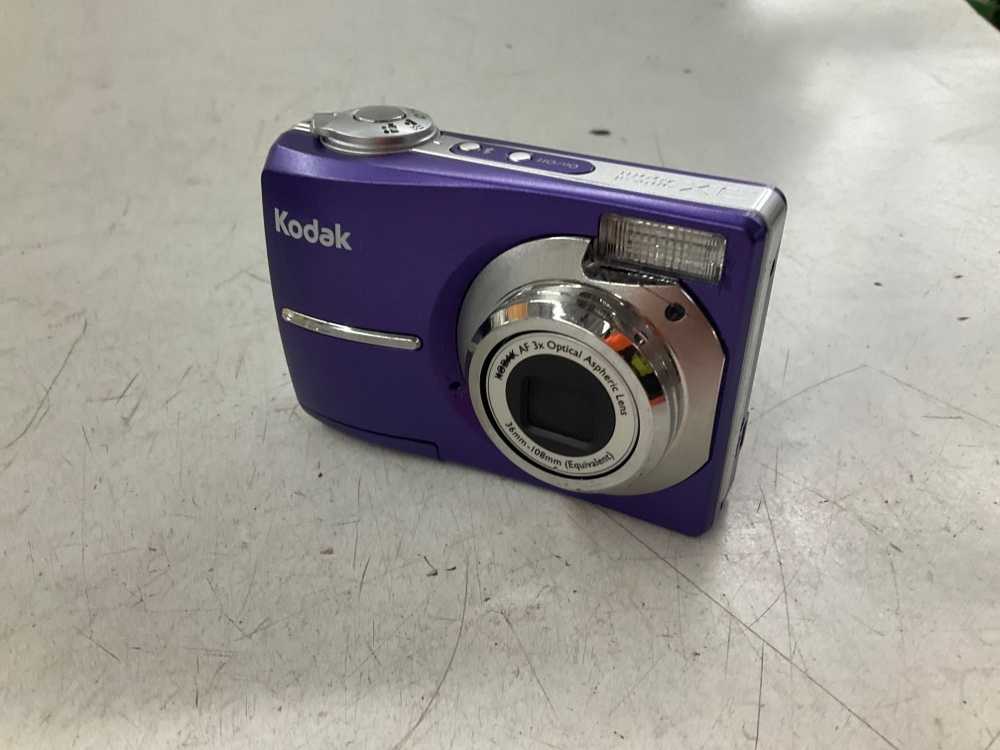 Camera, Digital, Kodak Easy Share C913, Purple, Canon, 2010+, Metal