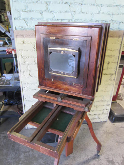 View Camera, Still Photography, THE ANTHONY & SCOVILL CO. Camera Has Lens Cap. STAND HAS IT'S OWN BARCODE, Brown, 1860+, Wood, USA, 19" W, 24" H, 44" L