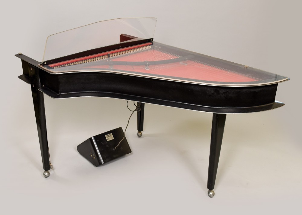 Keyboard, Harpsichord, Baldwin Model CW-9-S, Comes With Pedal And Dolly, Practical, Lucy In The Sky With Diamonds Model, Black, Baldwin, 1960s+