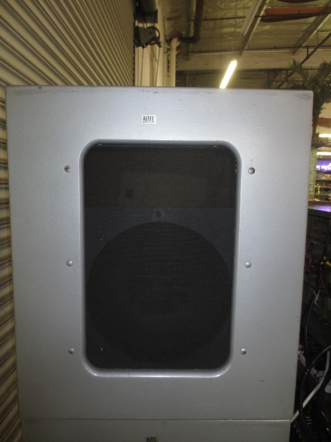 Speaker, Altec Model 604 Studio Speaker, Black Grill Cloth, Gray, RCA, Wood, 30" H, 26" W, 24" D