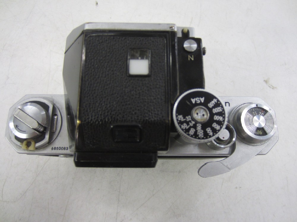 Camera, 35mm, Nikon F Photomic TTN, Ser.No.6850083, Black, Nikon, 1960+, Metal