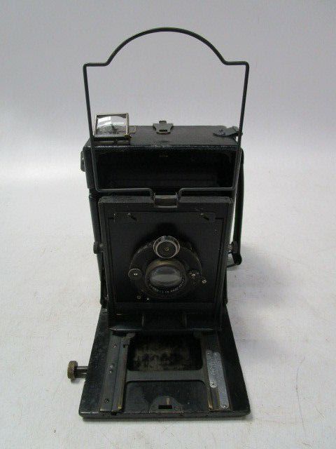 Camera, Graflex Speed Graphic Pre-Anniversary Model, With Lens And 1 Film Magazine, Black, 1930s+, Wood, USA