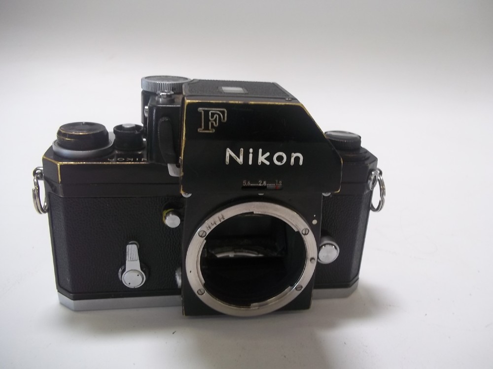 Nikon F Photomic FTN #7073843, circa 1968-1974, Black, Nikon, 1960+, Plastic, Japan, 6"w, 3"d, 5"h