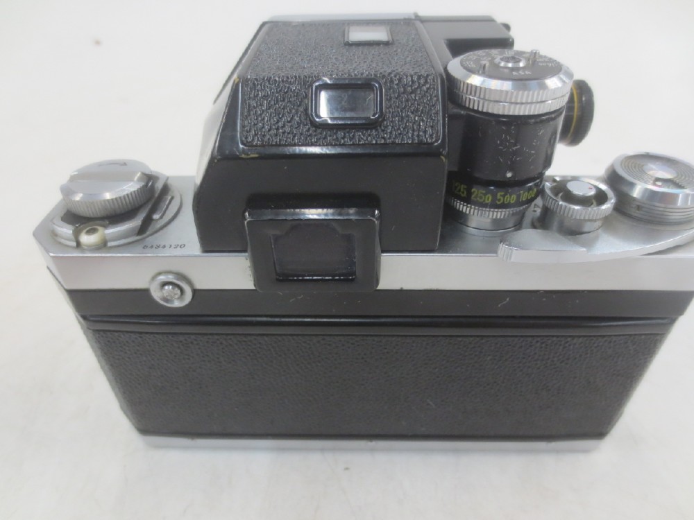 Camera, 35mm, Nikon F Photomic, Serial Number 648120, Black, Nikon, 1960s+