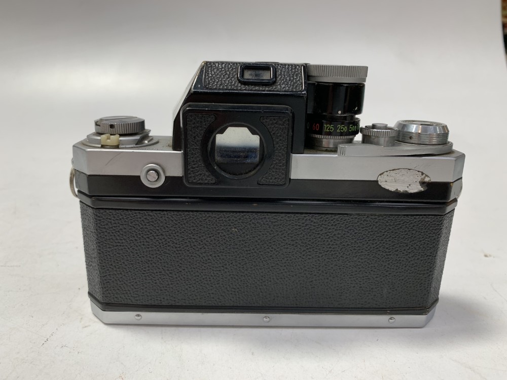 Camera, 35mm, Nikon F Photomic, Introduced 1962, Black, Nikon, 1960+, Plastic, Japan, 6"w, 3"d, 5"h
