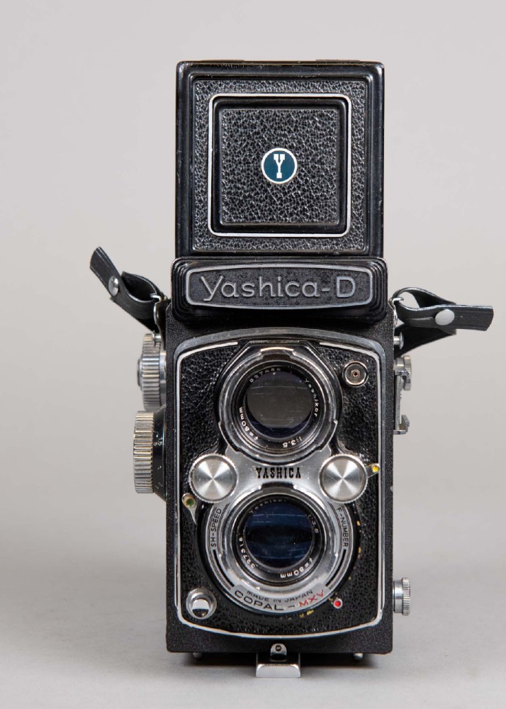 Camera, DLR, Yashica Model D, Black, 1950+, Metal, USA