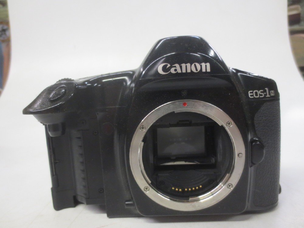 Camera, 35mm, Canon Model EOS-1N, Serial Number 127373, Body Only, Practical, Black, 1990s+, Metal