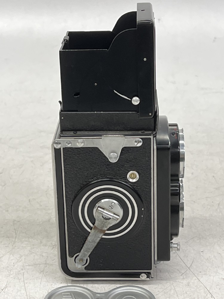 Camera, DLR, Rolleiflex/Franke & Heidecke Braunschweig, Serial Number 1092971, With Lens Cover, Black, 1950s+, West Germany (1949-1990)
