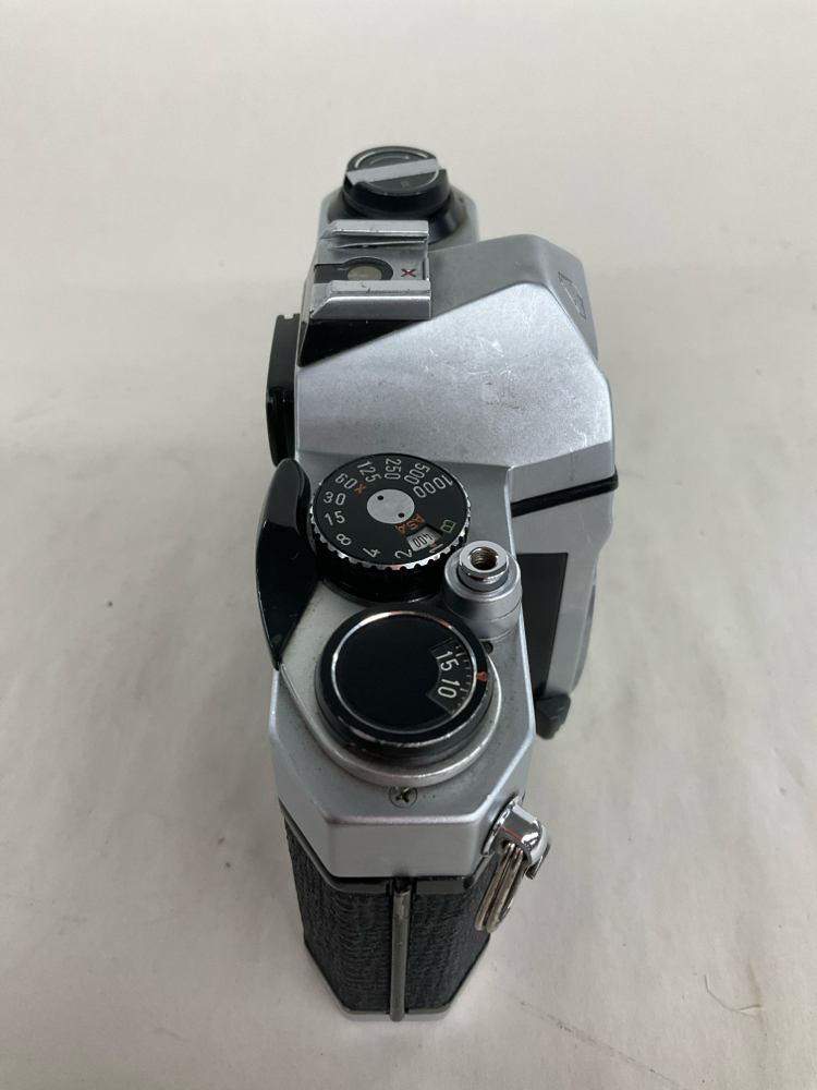 Camera, 35mm, Asahi Pentax Model K-1000, Serial Number 7760474.  View Finder dented in front., Black, 1960s+, Metal