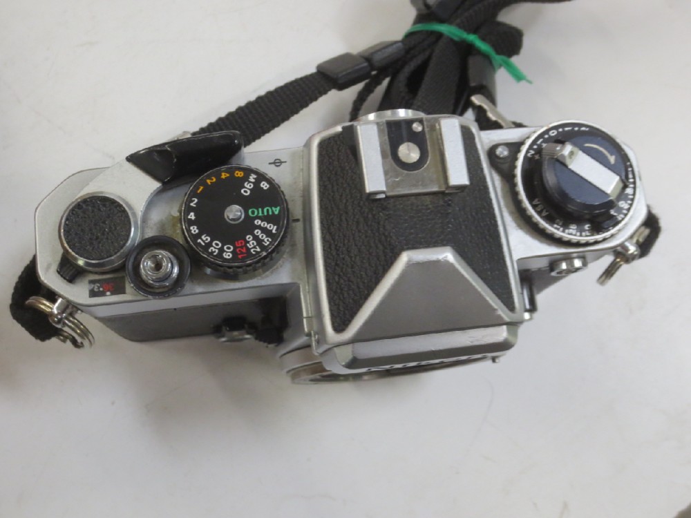 FE Model, Ser.No.FE3434253; Lens Has Separate Barcode, Silver, Nikon, 1960+, Metal, Japan, 4" L, 5.5"W, 3" H