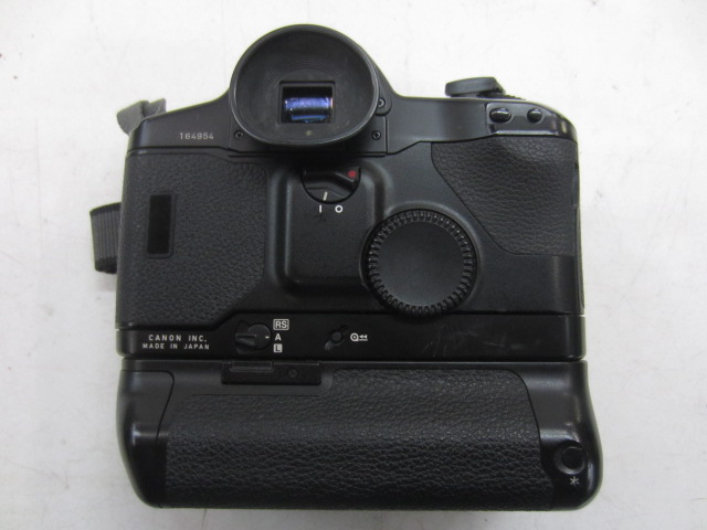 Ser.No.164954.  With Permanently Attached Motor Drive Unit.  PRACTICAL., Black, Canon, 1990+, Metal, Japan