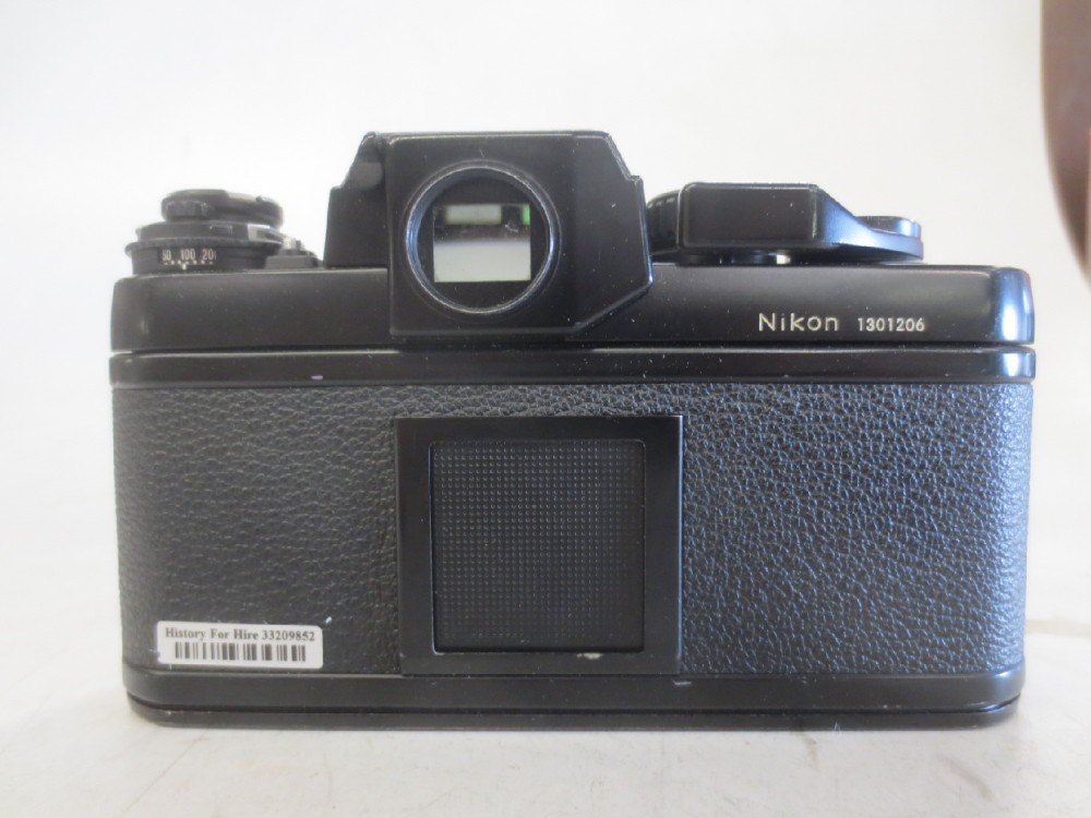 Nikon  F3, Ser.No.1301206, NON PRACTICAL. Package Option., Black, Nikon, 1980+, Metal, Japan
