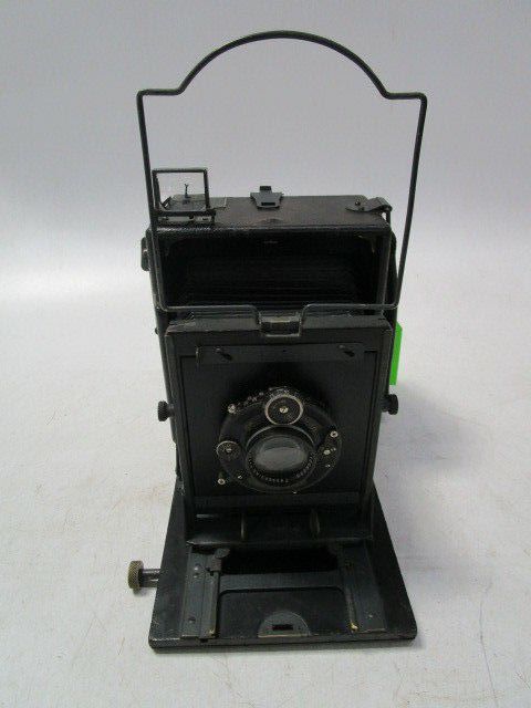 Camera, Speed Graphic Pre-Anniversary Model, With Lens And Film Magazine, Black, 1930s+, Wood, USA