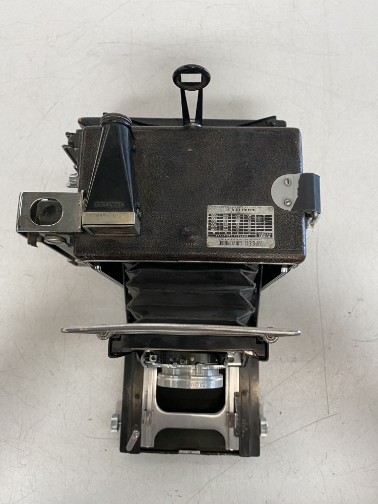 Camera, Graphlex, Anniversity Speed Graphic Camera, Practical, Black, 1950s+, Wood, USA