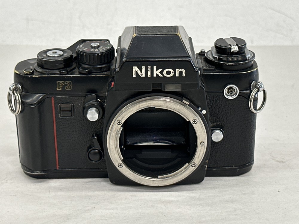 Camera Body, Nikon F3, Serial Number 1270837, Non-Operational, Black, Nikon, 1980s+, Metal