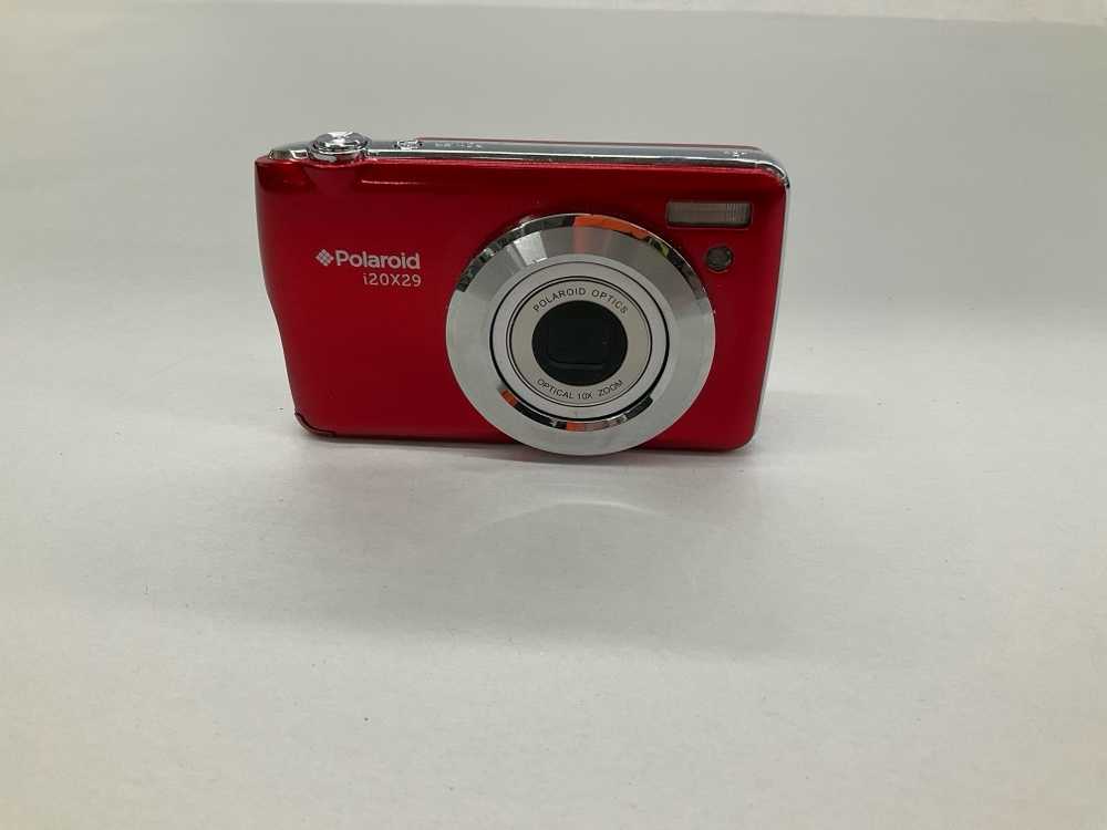 Camera, Digital, Polaroid i20x29, Red, Canon, 2010+, Metal