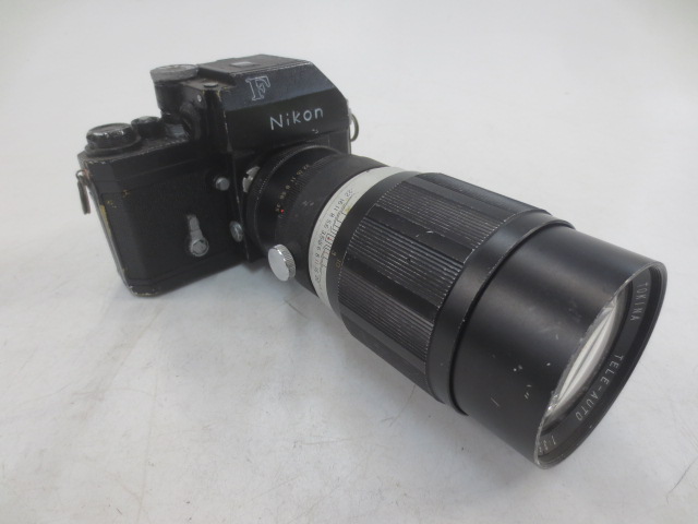 Fake Nikon F With 6" Long Tokina F-200mm Lens, Black, Nikon, 1968+