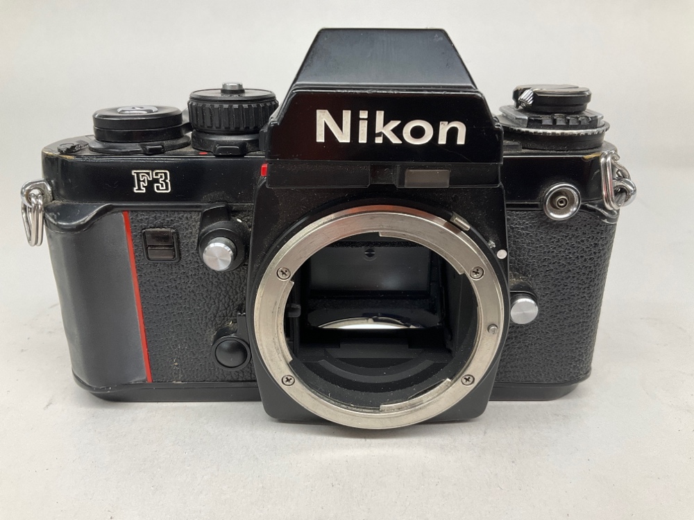 Camera Body, Nikon F3, Serial Number 1903783, Non-Operational, Black, Nikon, 1980s+, Metal