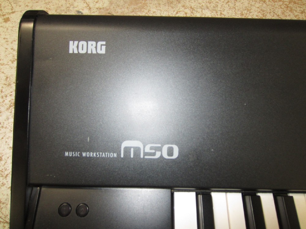 Keyboard, M-50-88 Music Work Station, Introduced October 2008, Piano Pedal Available, Practical, Black, Korg, 2000s+