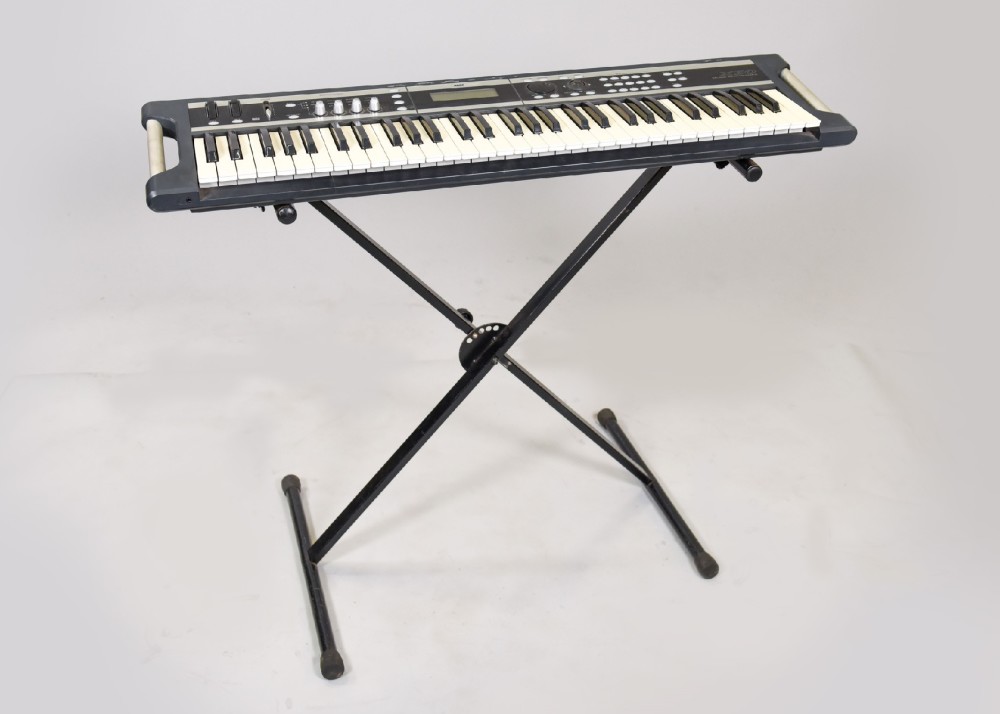 Keyboard, Korg X-50 Music Synthesizer, Comes With Power Cable In Separate Box, Case 33030842, Dark Gray, Korg, 2000s+
