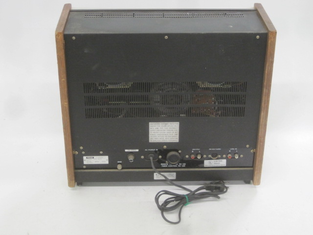 Reel-To-Reel Tape Recorder, Teac Model A-2300SX, 2 Reels Included, Tape Rewinds And Plays, Practical, Silver, Teac, 1970s+, Wood, Japan, 15"H, 8"D, 18"W