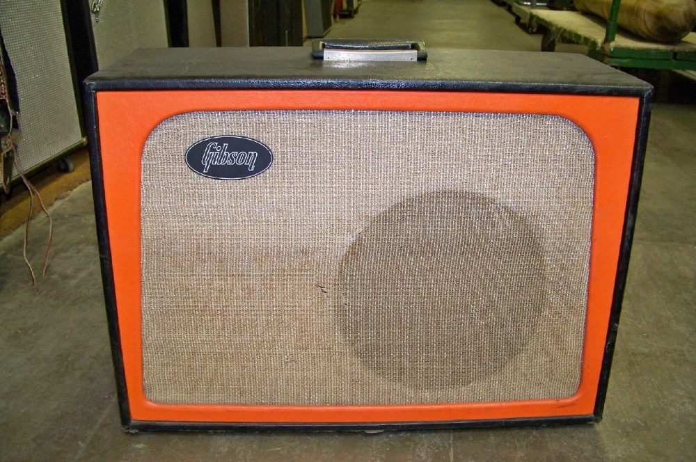 Amplifier, Keyboard Amplifier, G201 Amplifier,  Playwear, Organ Pedal And Special Cables Inside, Orange, Gibson, 1960s+