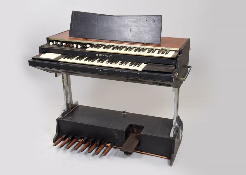 Keyboard, Organ, Hammond Porta-B Organ, Introduced 1969,  Practical, Woodgrain, Hammond, 1960+